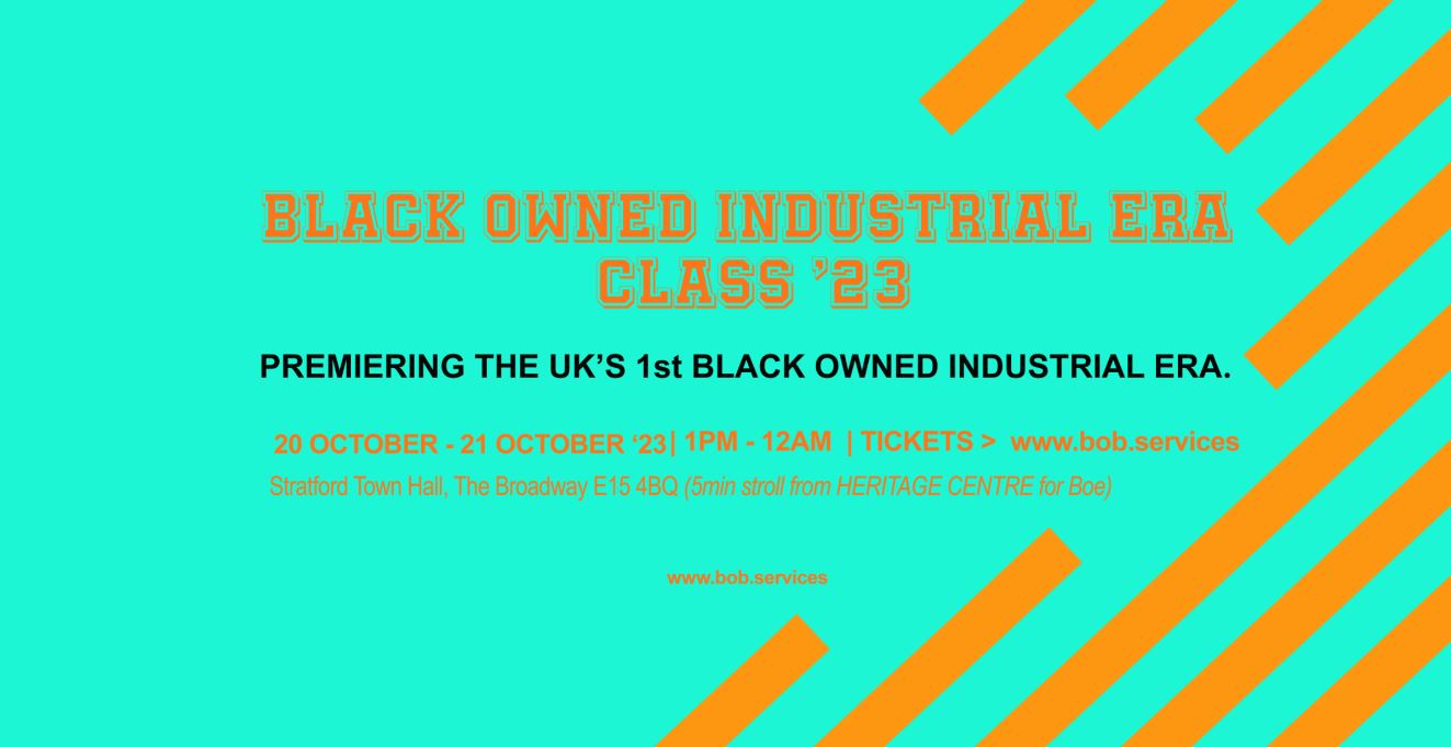 The first 100% Positive Black Owned Industrial Era in the UK & Europe authentic Established Founders.